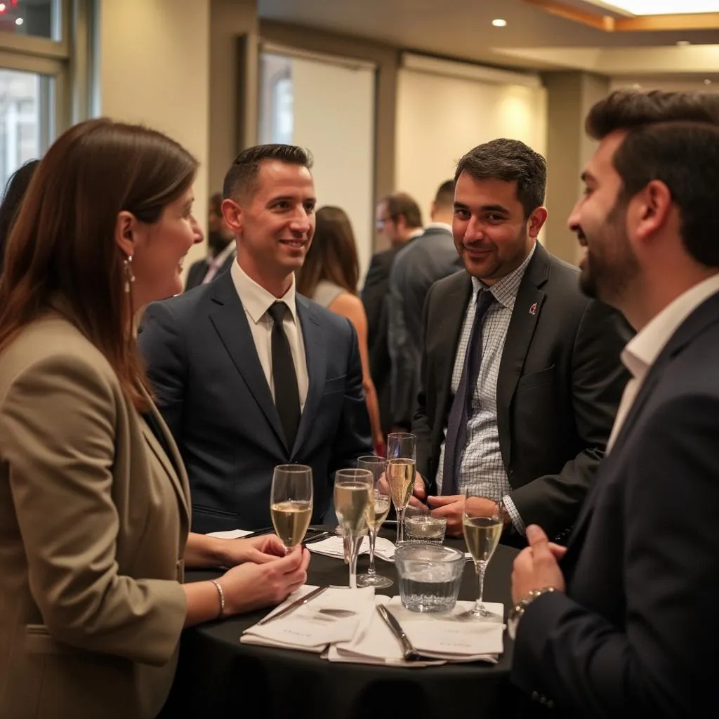 Evento de networking financiero